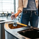 En los aeropuertos no está permitido pasar botellas con agua por los controles de seguridad.