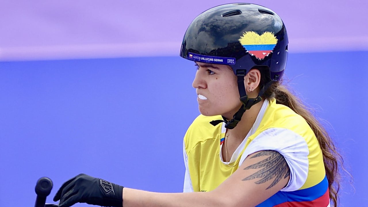 Queen Saray Villegas fue cuarta en la final de BMX Freestyle en los Juegos Olímpicos París-2024