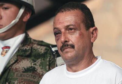 Así se veía alias 'César' al momento de su captura. Hoy paga una condena en Estados Unidos. 