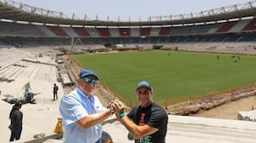 Ramón Jesurún y el alcalde de Barranquilla, Alejandro Char.