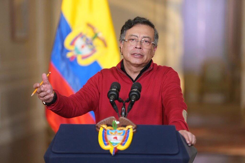 El presidente Gustavo Petro realizó una alocución el domingo 15 de febrero.