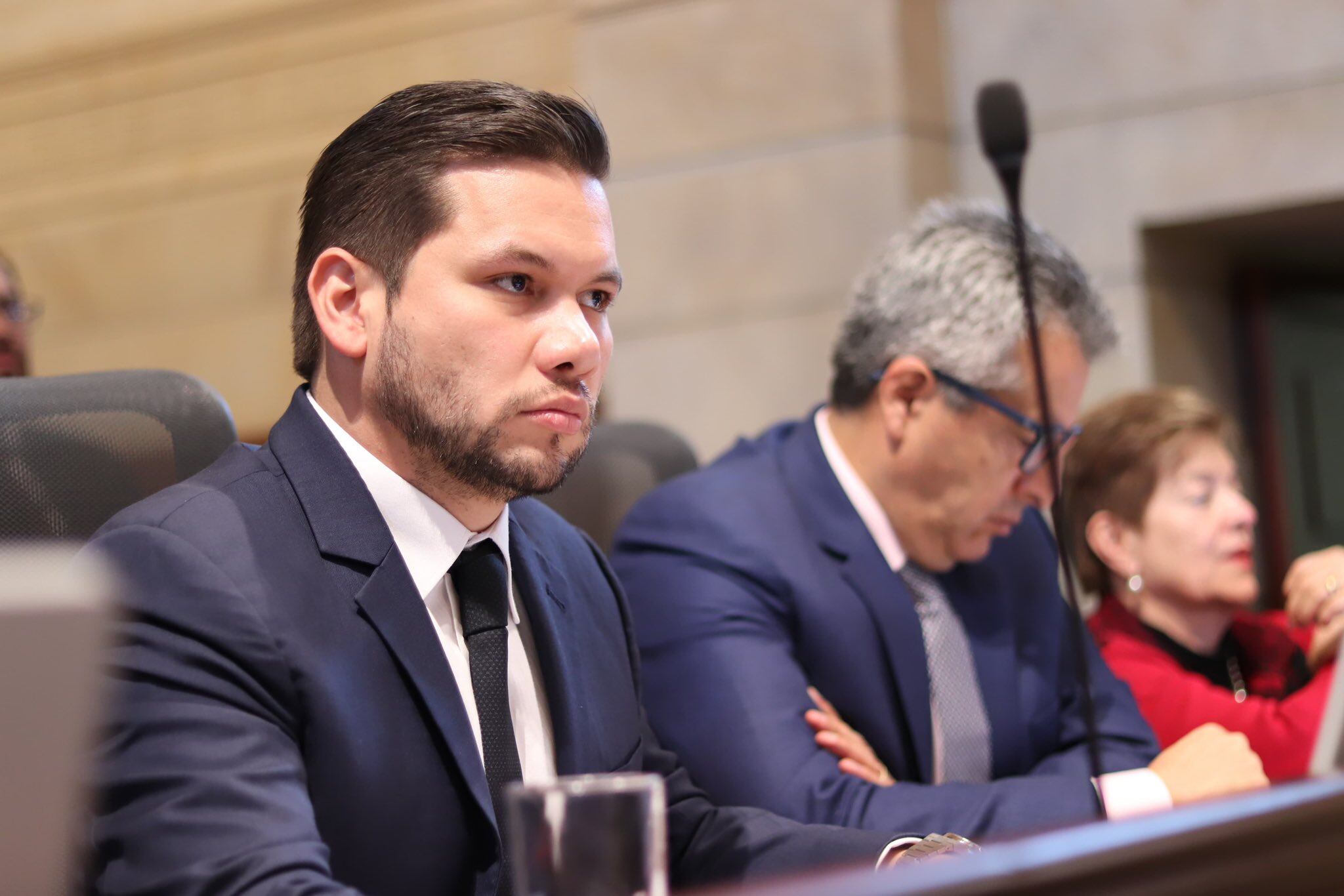 El presidente de la Cámara, Andrés Calle.