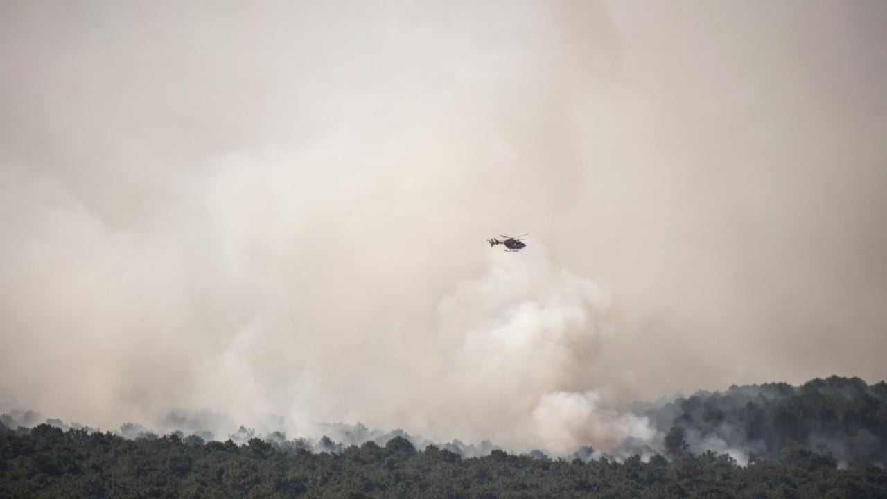 Francia vive una ola de calor que deja varios incendios forestales