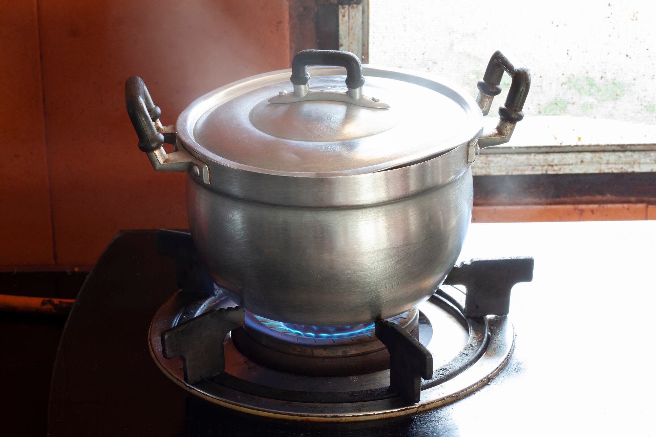 Olla de aluminio