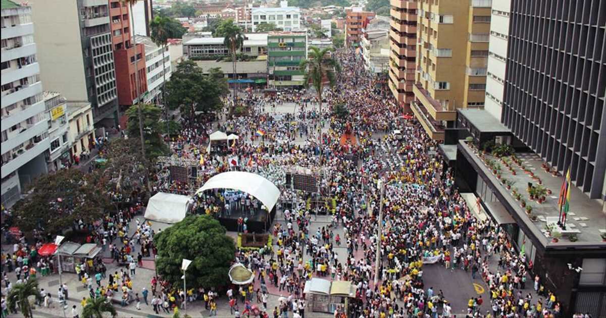 Movilización en Ibagué reportada por Justicia Ambiental Colombia (@RJAColombia)