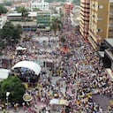 Movilización en Ibagué reportada por Justicia Ambiental Colombia (@RJAColombia)