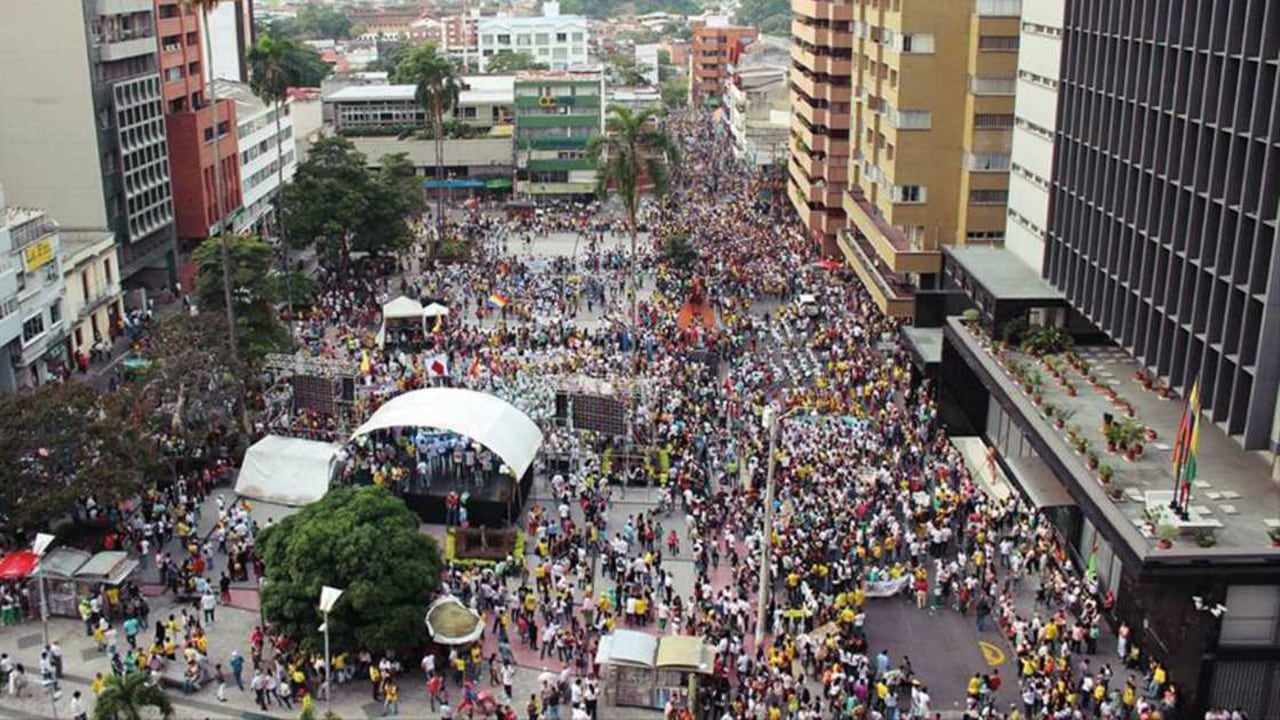 Movilización en Ibagué reportada por Justicia Ambiental Colombia (@RJAColombia)