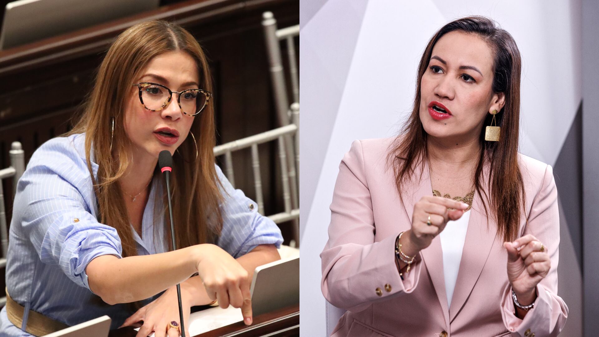 Catherine Juvinao y Carolina Corcho