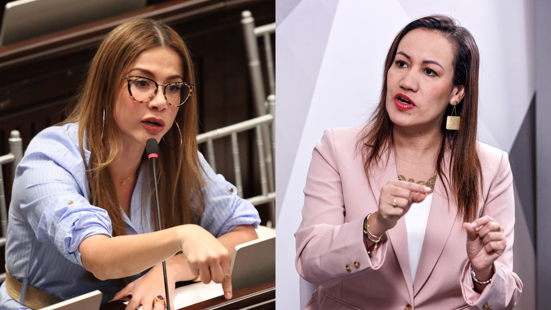 Catherine Juvinao y Carolina Corcho