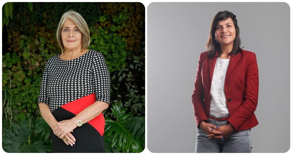 Cecilia López e Irene Vélez.