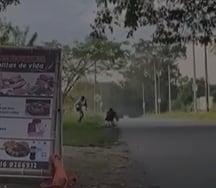 Momentos de tensión se vivieron en la vía entre Miranda y Corinto tras el tiroteo registrado en la vereda Guatemala.