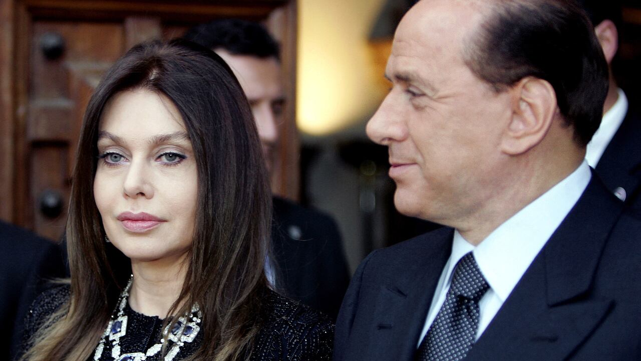 Silvio y Verónica Berlusconi
