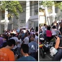 Así se encuentra la oficina del pasaporte.