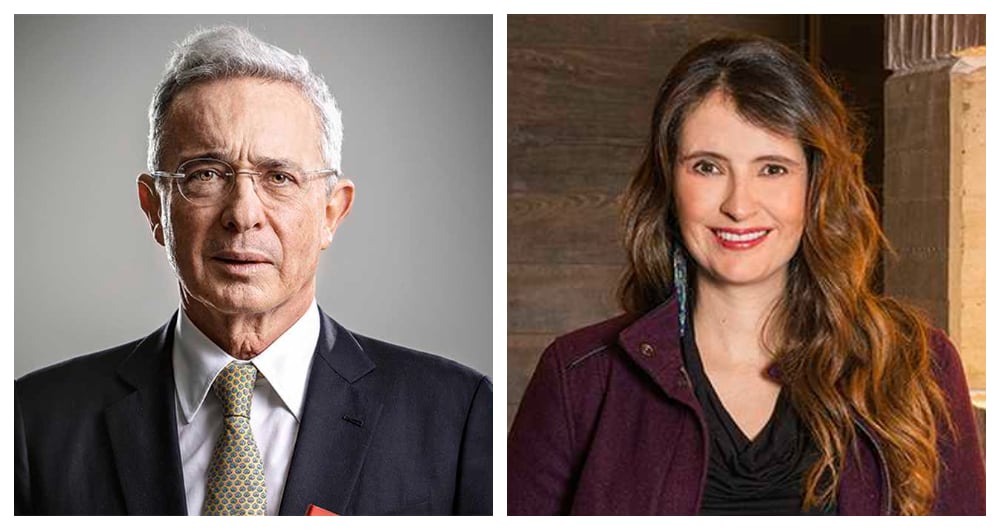 Álvaro Uribe y Paloma Valencia.