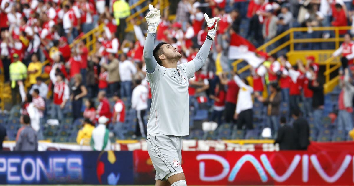 Camilo Vargas, uno de los últimos canteranos exitosos de Independiente Santa Fe.