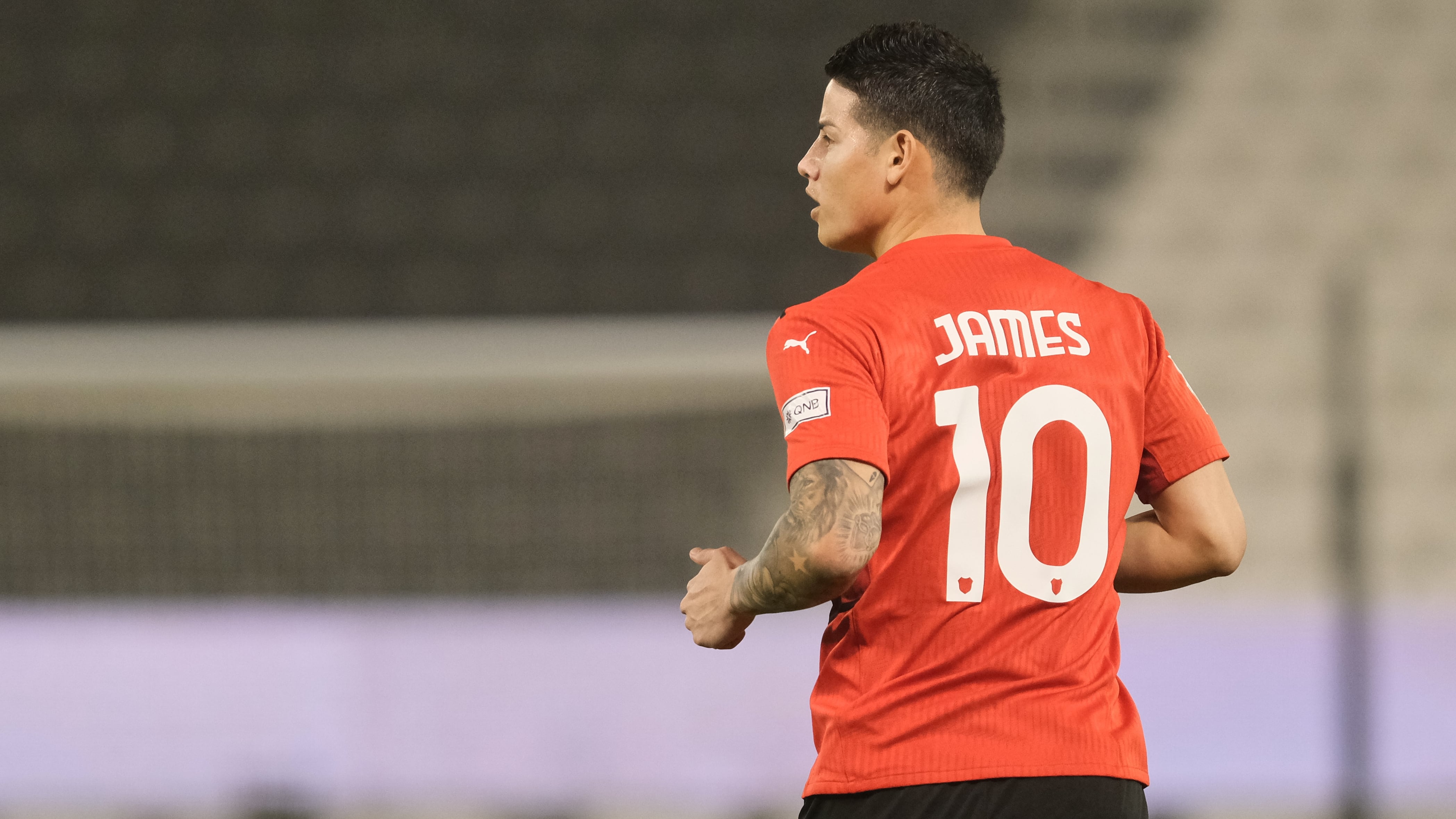 James Rodríguez, jugador del Al Rayyan
