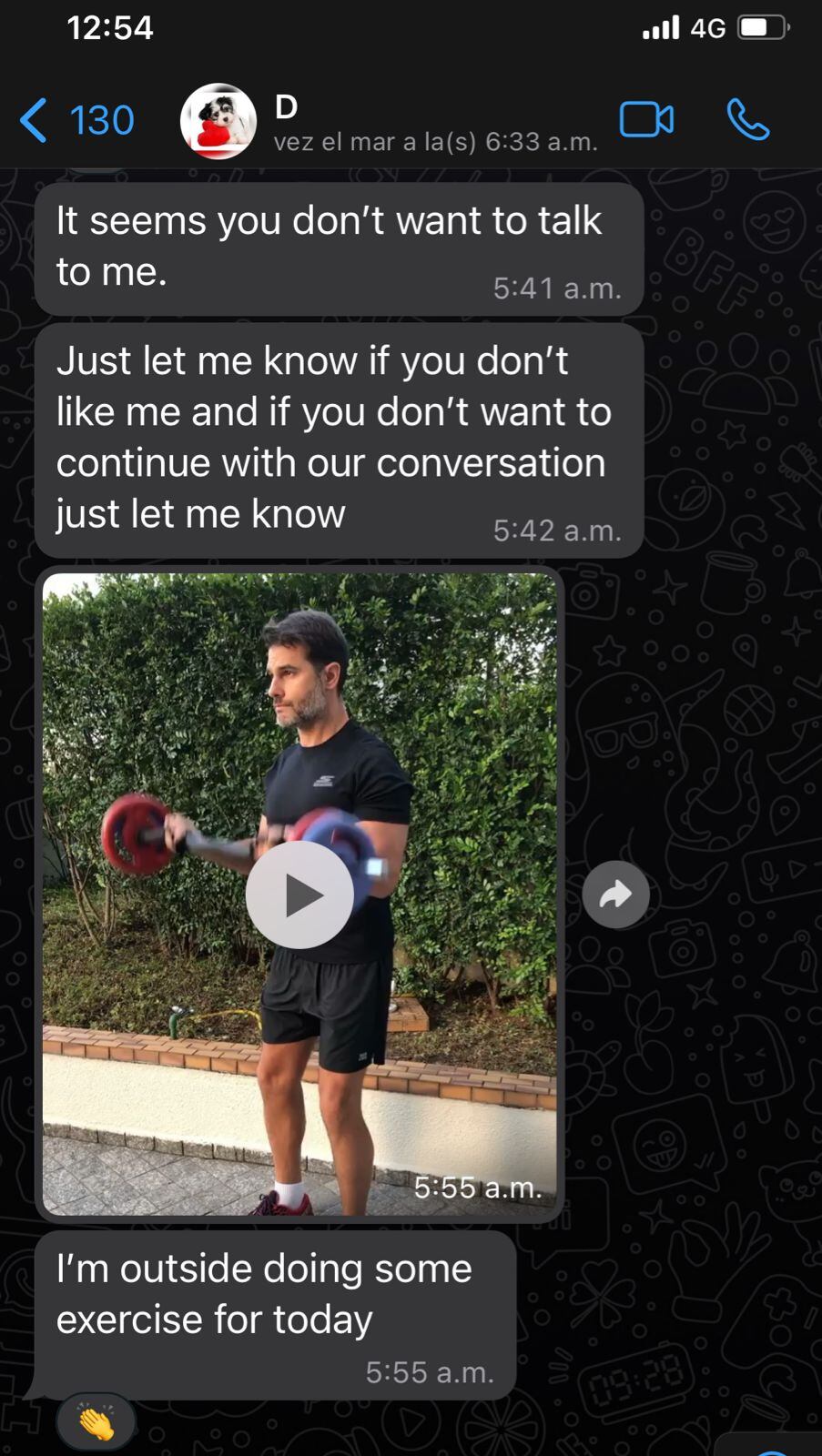 La insistencia del supuesto cirujano.