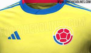 Nueva camiseta de la Selección Colombia.