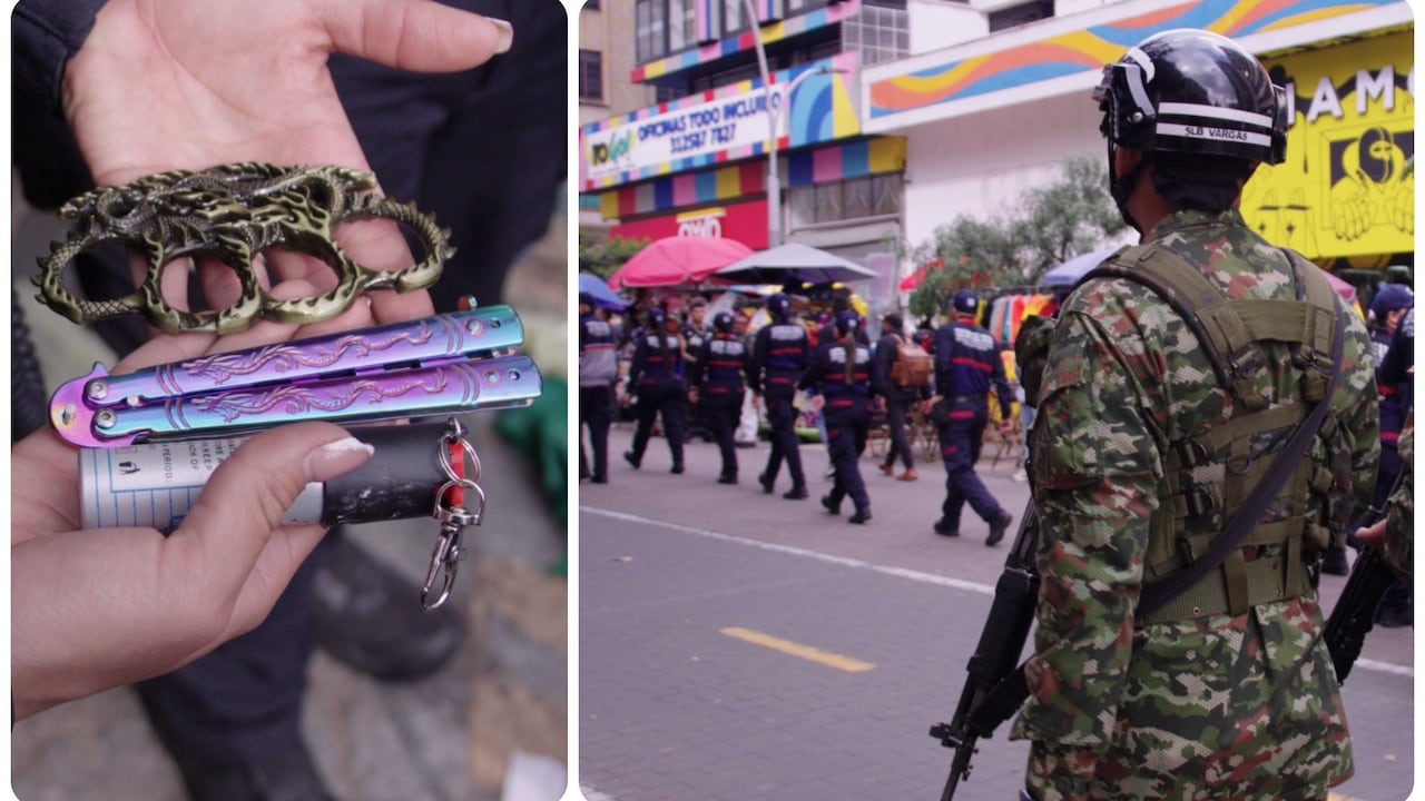 Incautan armas cortopunzantes e inmovilizan vehículos en jornada de ordenamiento en la carrera Séptima.