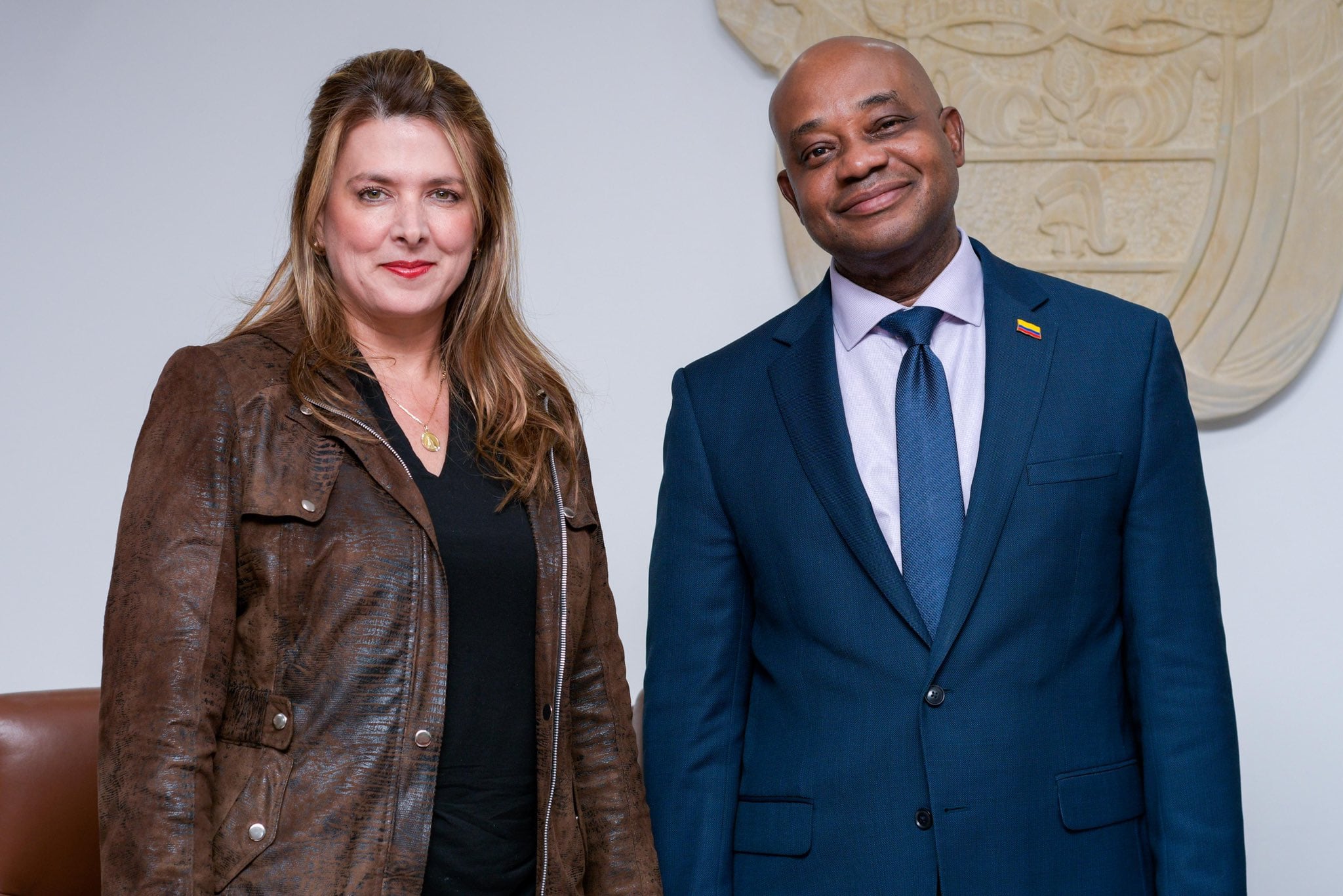 Juana Carolina Londoño y Luis Gilberto Murillo.