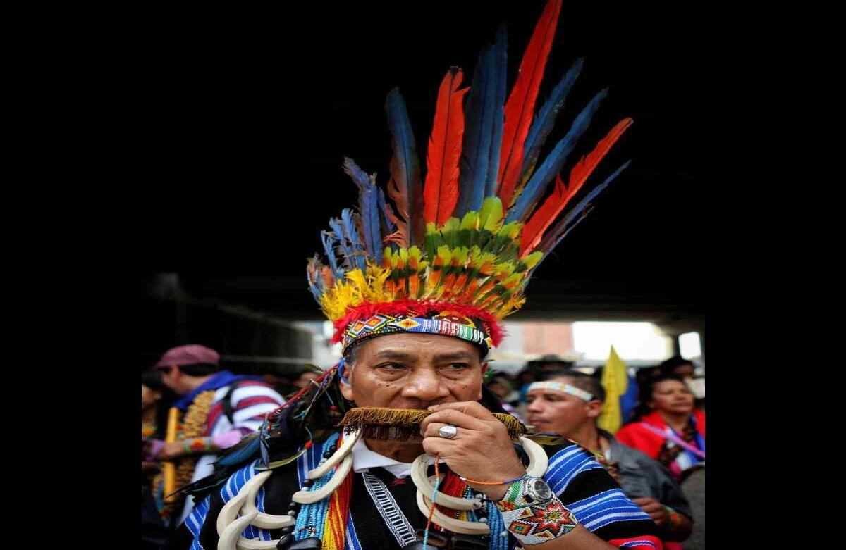Indígena  del valle de Sibundoy putumayo- Foto: Esteban Vega La-Rotta / SEMANA