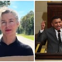 La actriz Margarita Rosa de Francisco y el congresista Miguel Polo Polo.