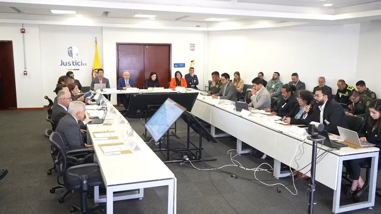 Consejo de Política Criminal durante la socialización de la reforma penal que le dará beneficios al ELN, las disidencias de las Farc y hasta a Epa Colombia.