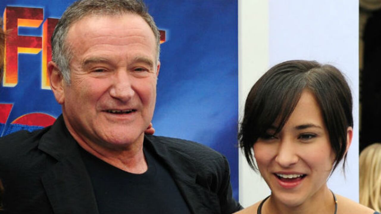 Robin Williams y su hija, Zelda Williams.