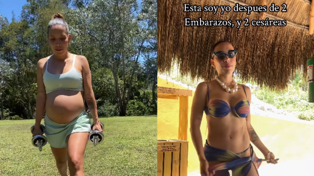 Luisa Fernanda W presumió su escultural figura, luego de dos embarazos y dos cesáreas.