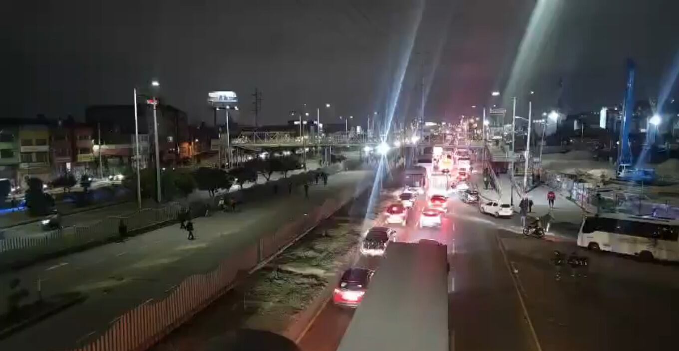 Afectación en TransMilenio.