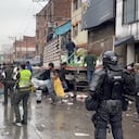 Calle del Bronx de Medellín.