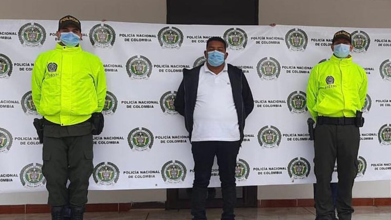 Alias Negro, narcotraficante capturado en Cali