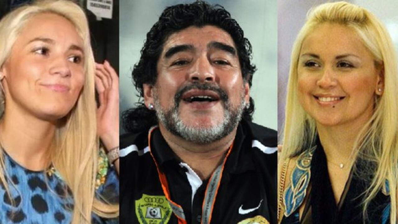 Rocío Oliva y Verónica Ojeda, exparejas de Diego Armando Maradona