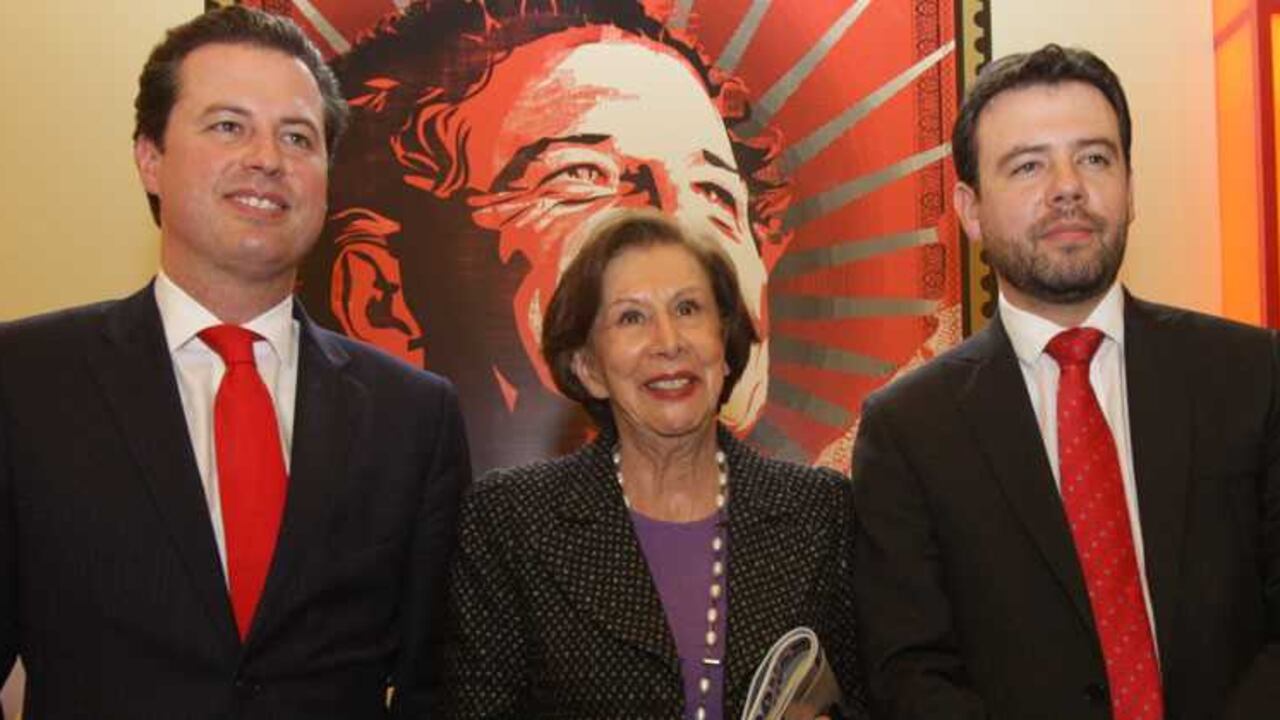 Juan Manuel Galán, Gloria Pachón de Galán, Carlos Fernando Galán.
