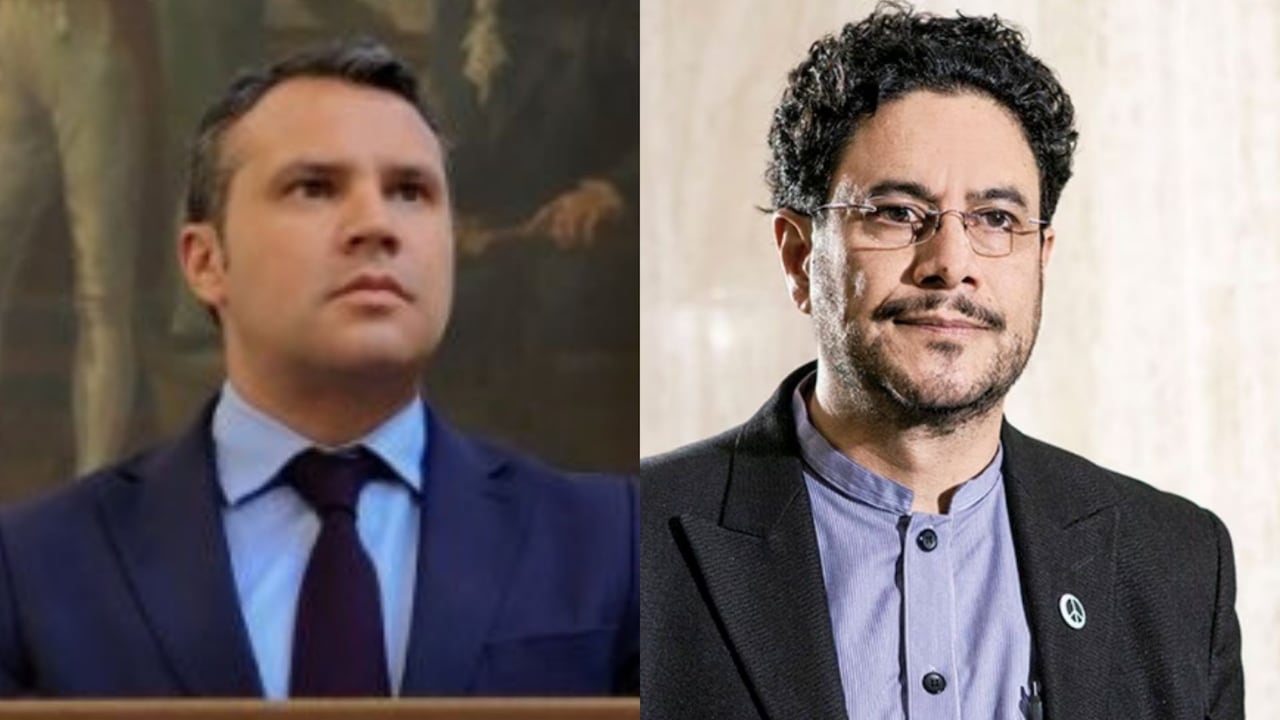 Concejal Óscar Ramírez e Iván Cepeda