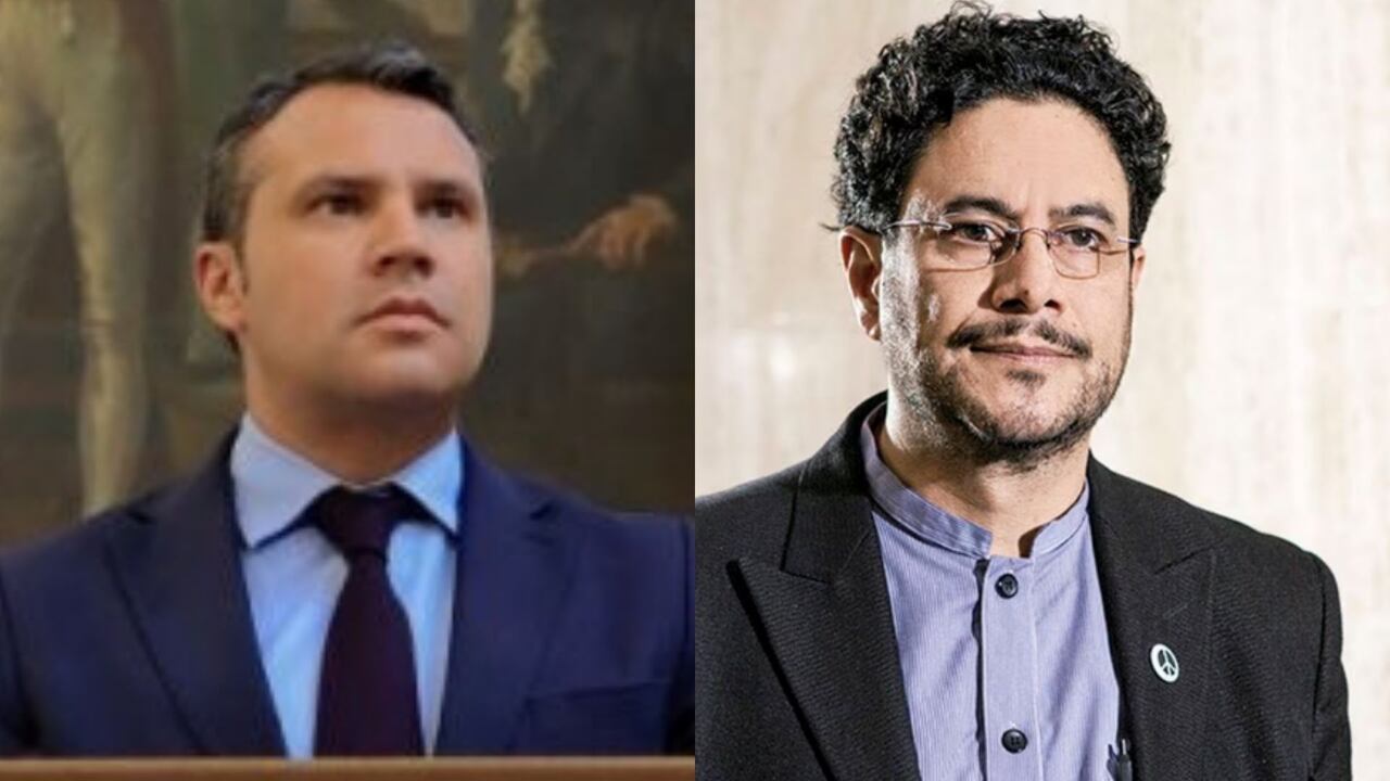 Concejal Óscar Ramírez e Iván Cepeda