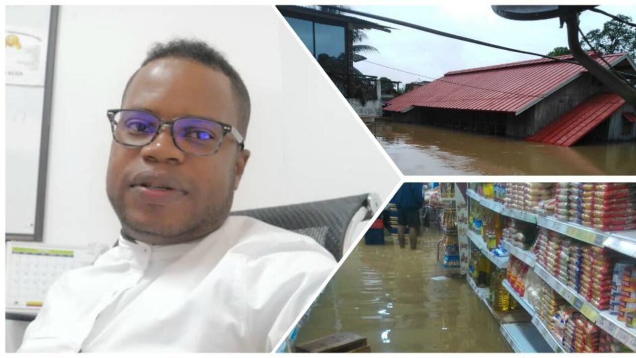 Después del recorrido por la región el padre Juan Carlos Palacios dio un parte de 7.000 damnificados.