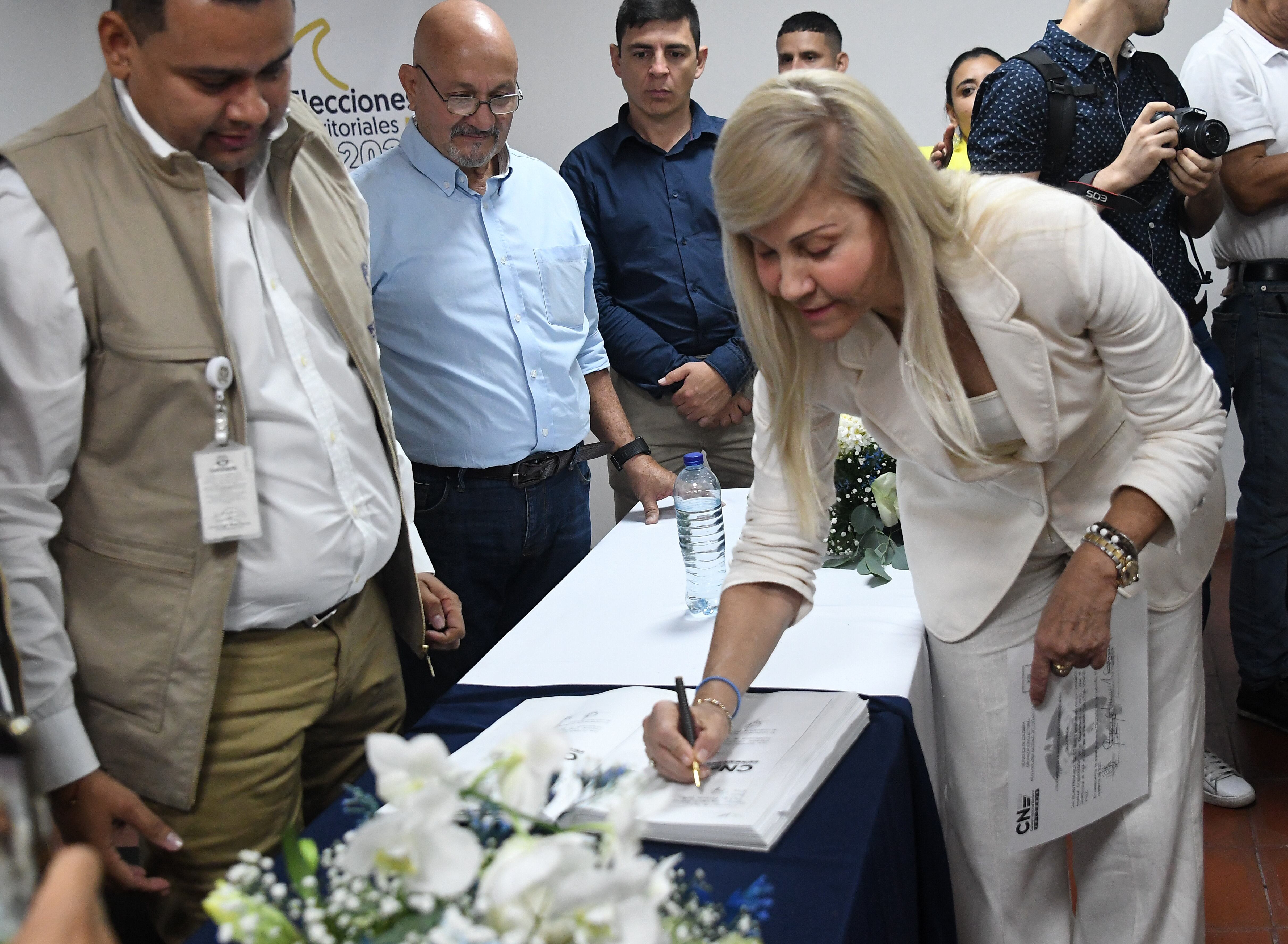 Hoy , la Doctora Dilian Francisca Toro recibirá la credencial como gobernadora del Valle del Cauca. lugar  Registraduria de los Cámbulos en Cali Valle, Nov 20 de 2023 / Foto Wirman Rios . EL PAIS