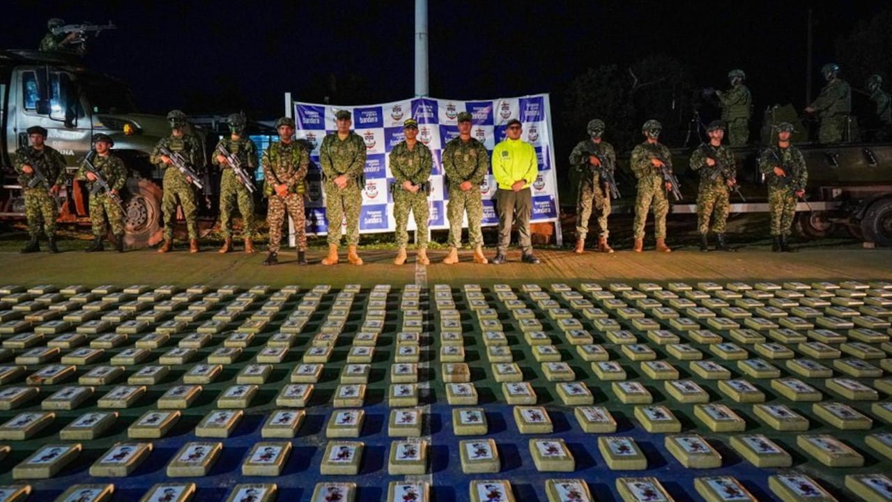 El MinDefensa incautó más de una tonelada de cocaína en Vichada y golpeó al narcotráfico en más de 56 millones de dólares.