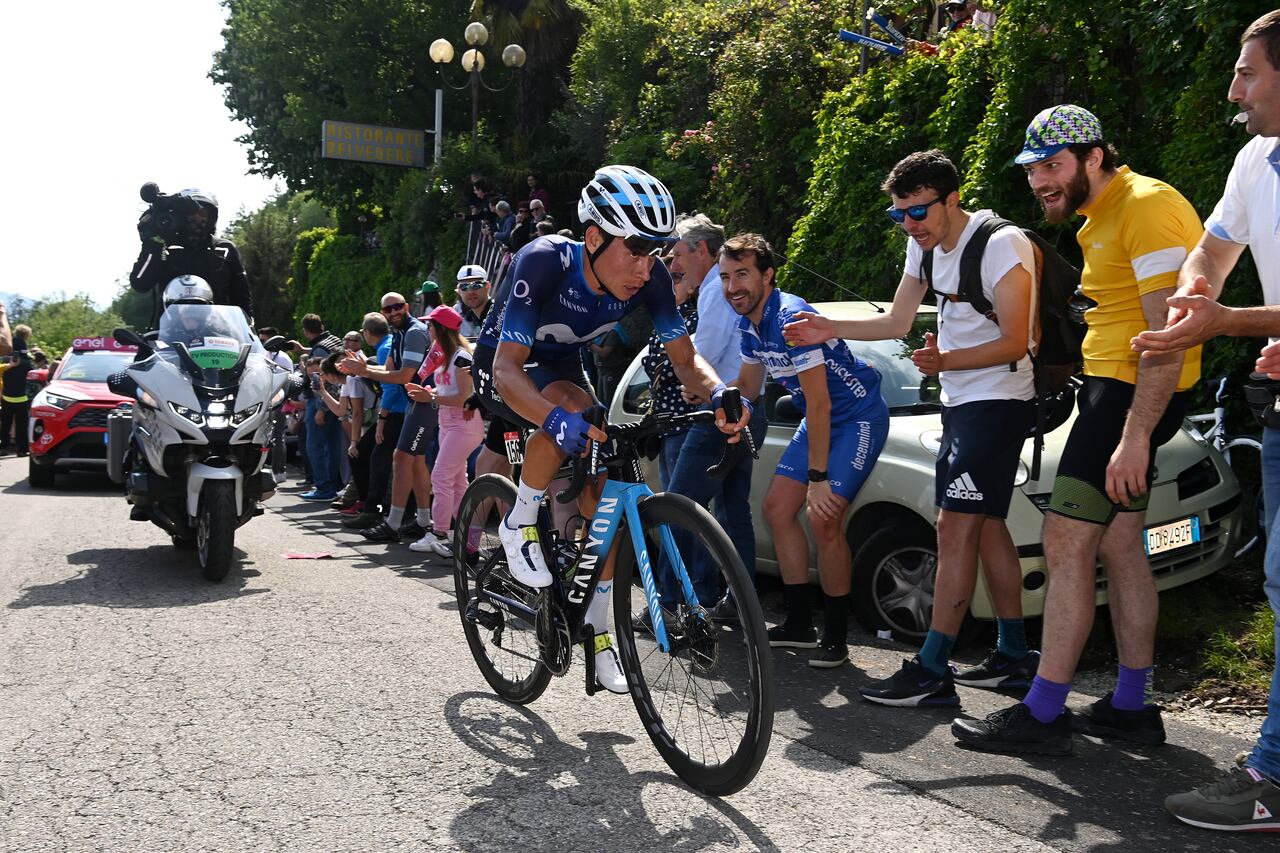 Einer Rubio conquistó el tercer puerto de montaña.