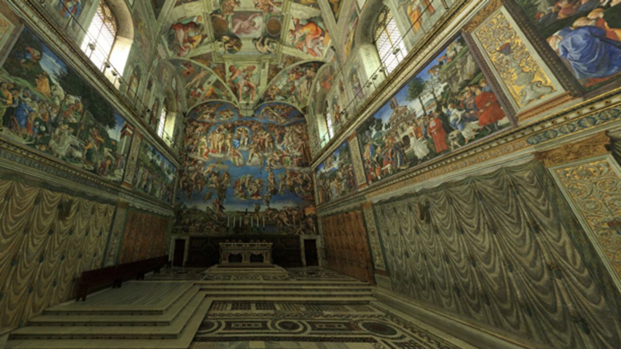 El lugar donde se eligen los papas, en 360°