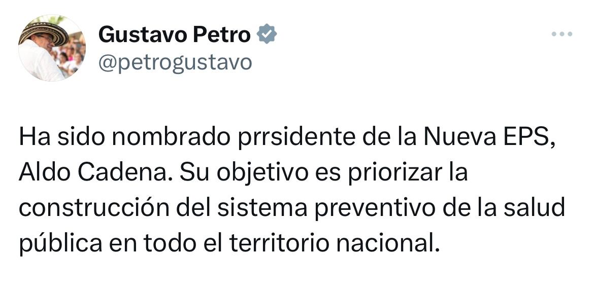 Trino presidente Gustavo Petro