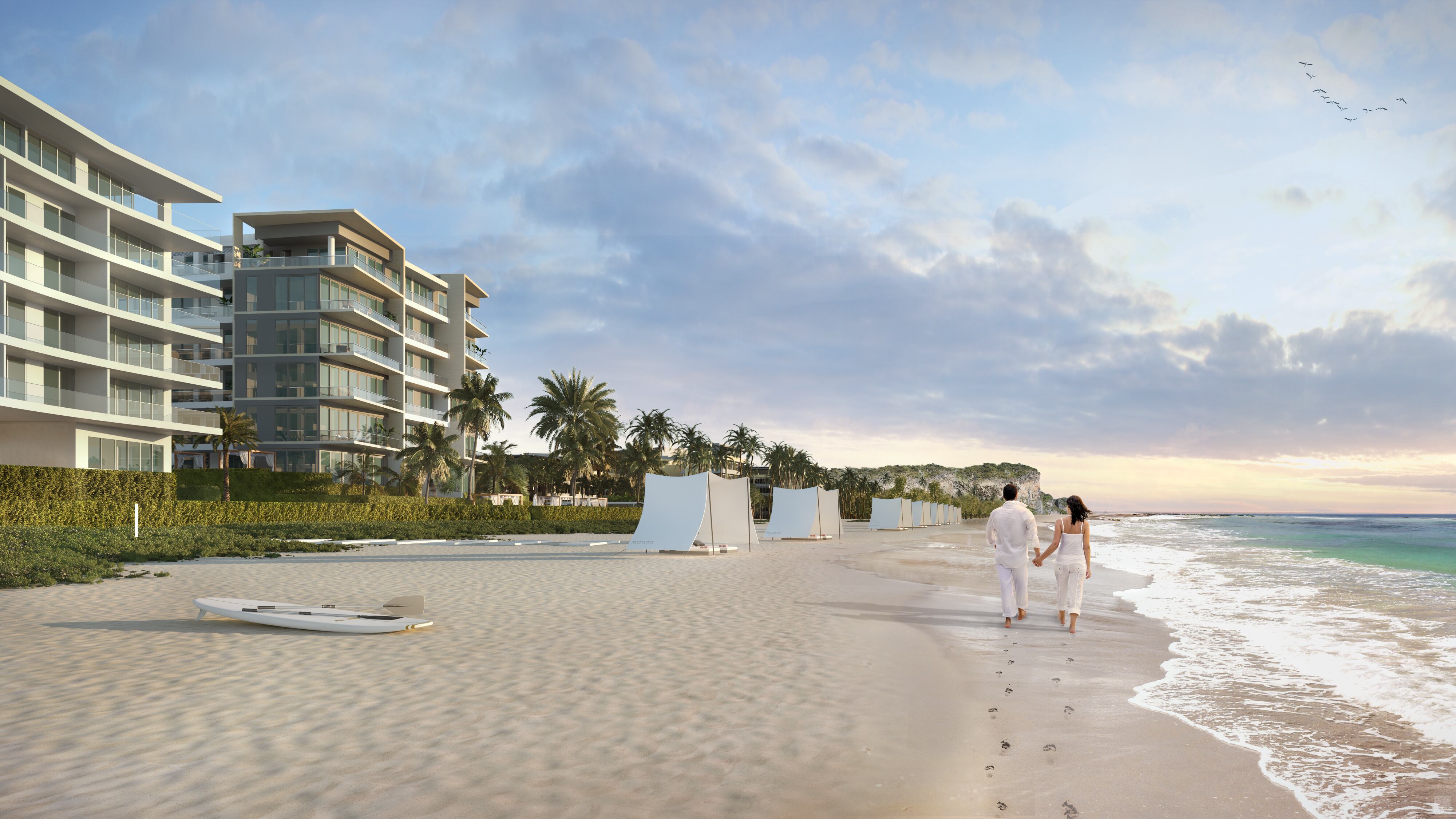 Los condominios morros cuentan con el privilegio de tener acceso directo a la playa.