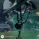 Pancarta de las Farc en Cali