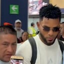 Miguel Ángel Borja fue captado en su llegada a México para firmar con América