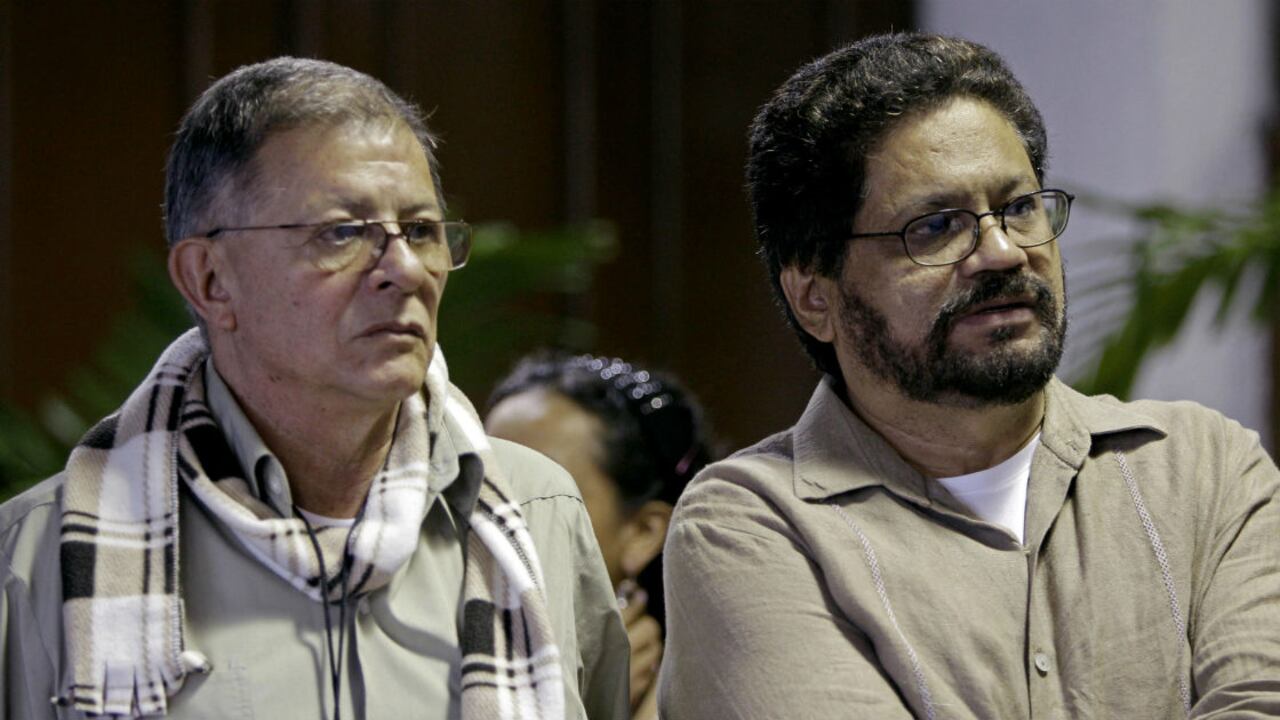Rodrigo Granda e Iván Márquez en La Habana.