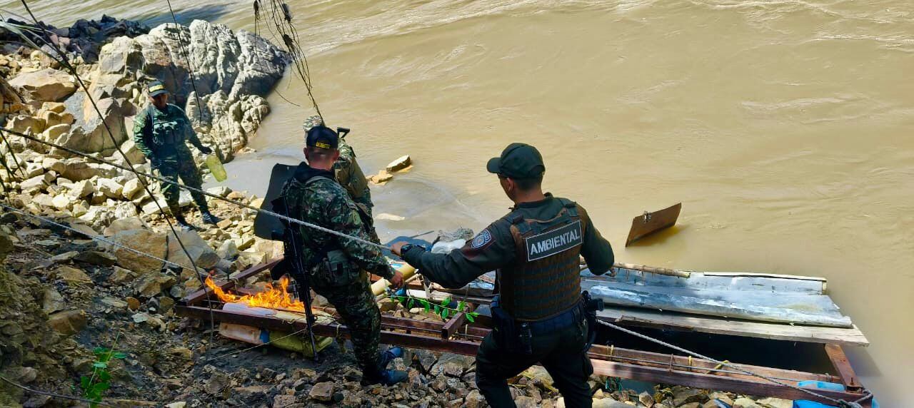 Minería ilegal en Antioquia