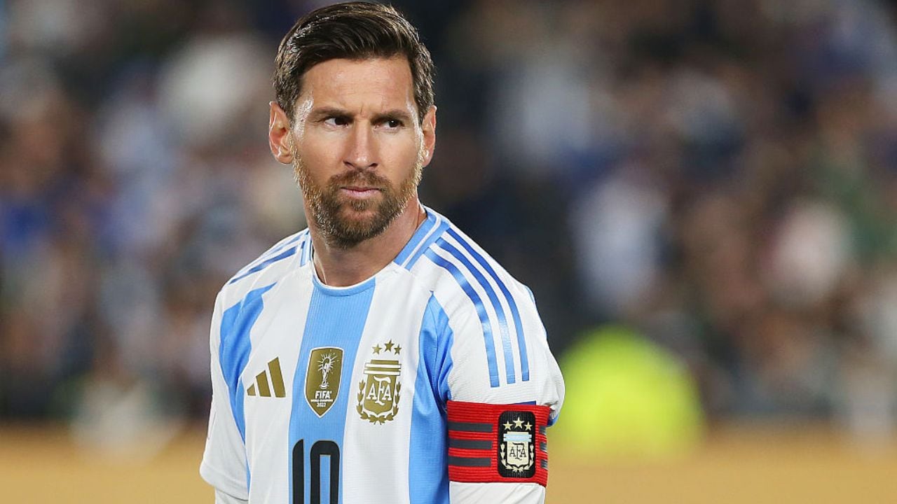 Messi con Argentina.