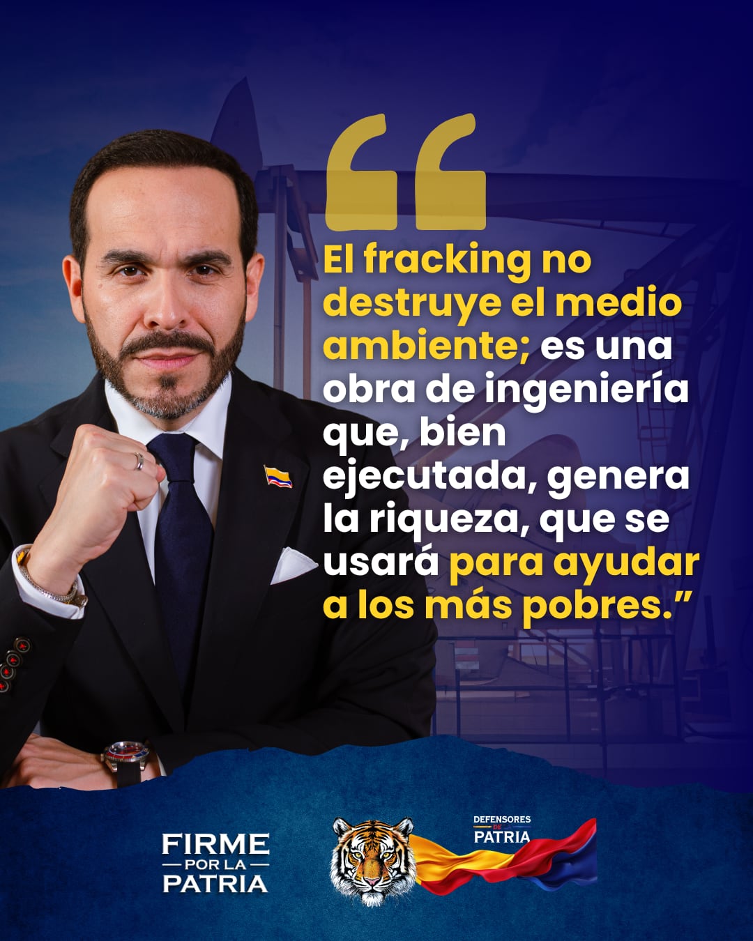 El candidato presidencial Abelardo de la Espriella sobre el Fracking.