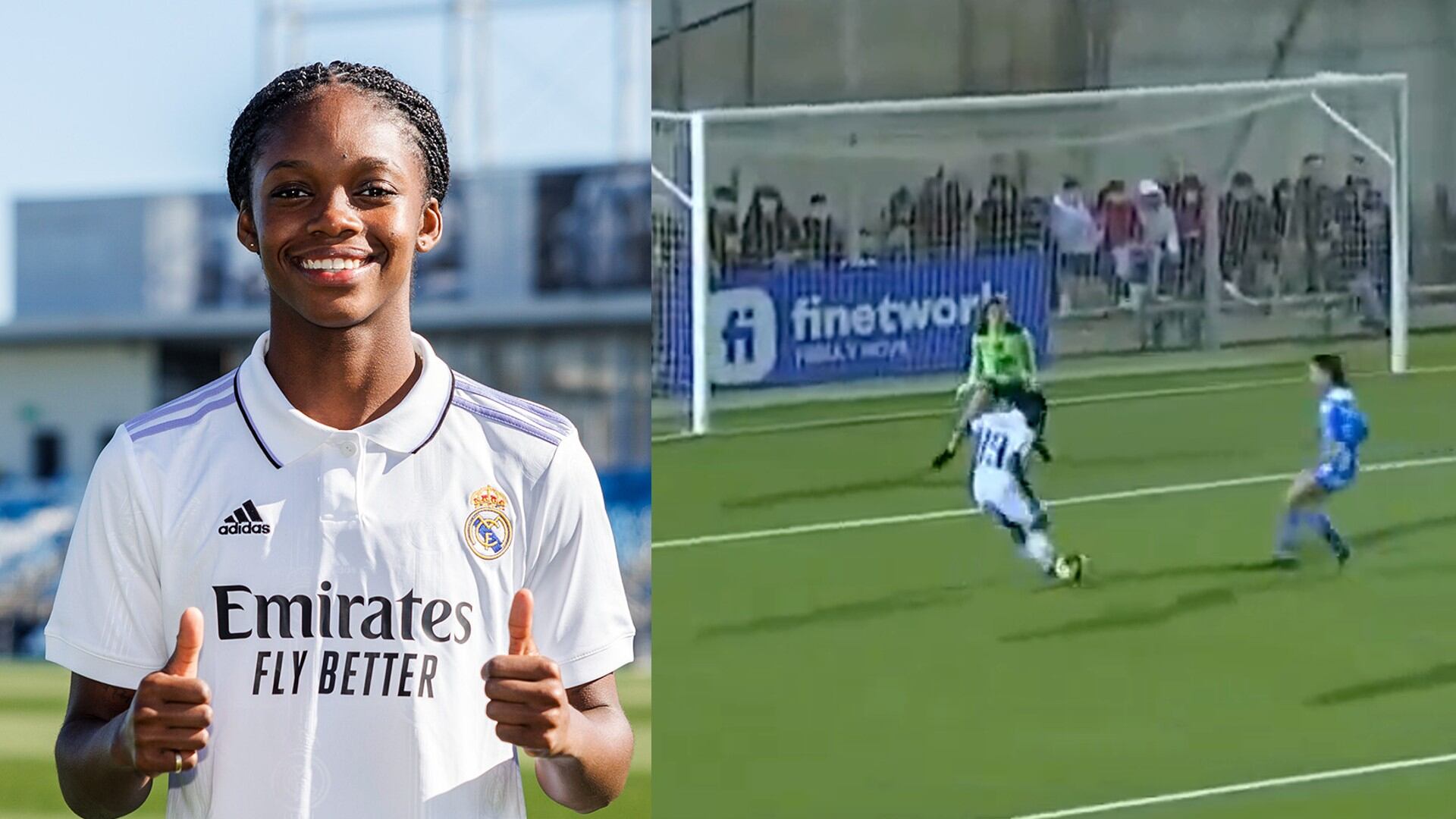 La colombiana Linda Caicedo ingresó al minuto 74 y tuvo varias posibilidades de gol. La más clara, al 75.